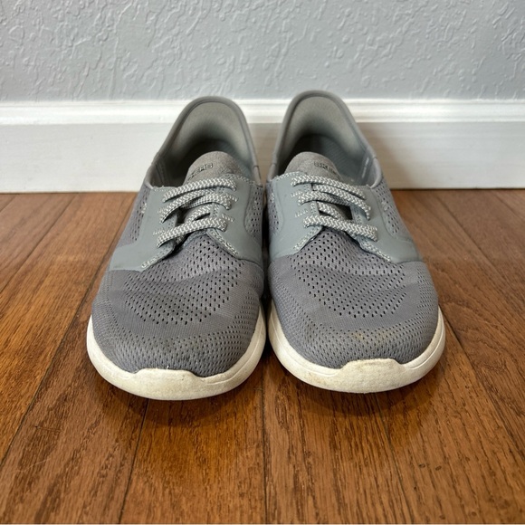 Skechers On The Go Walking Shoes Slip-Ins Hands Free Women’s Size 9 Gray - Picture 2 of 11